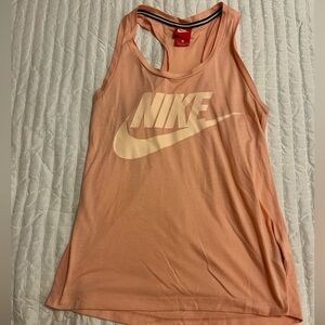 Nike Women's Peach Logo Racerback Tank Top
